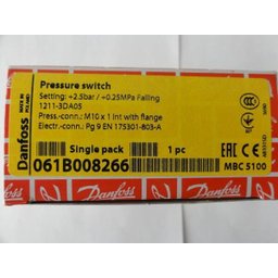 Pressostato Compacto, Danfoss, 061B008266 - 5