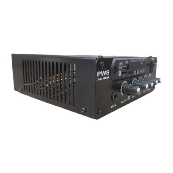 Amplificador 60W Estéreo AC-80M 4 Ohms PWS Bluetooth - 3