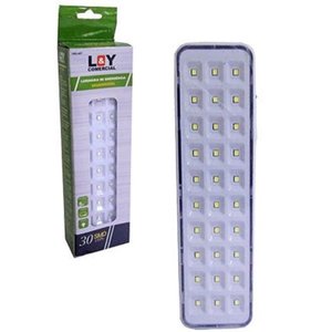 Luminária 30 Leds Luz de Emergência Recarregável Bivolt