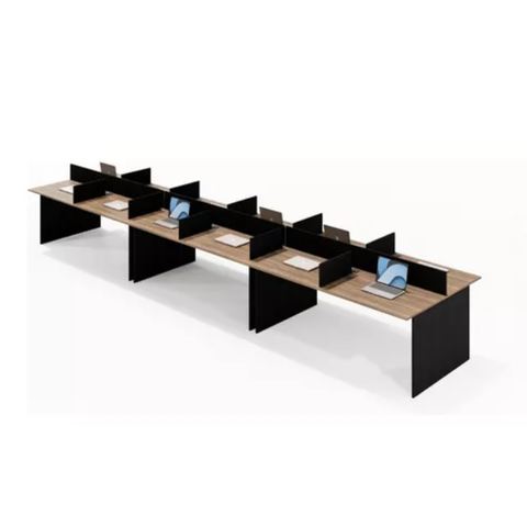 Estação de Trabalho Mesa Plataforma de 12 Lugares  5,40 x1,20  Atacadao Moveis Escritorio