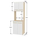 Ver imagem 5 de Torre Quente Suspensa 15mm para Cozinha Netmobil - Dubai/branco