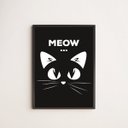 Ver imagem 1 de Quadro Decorativo Gatinho Meow