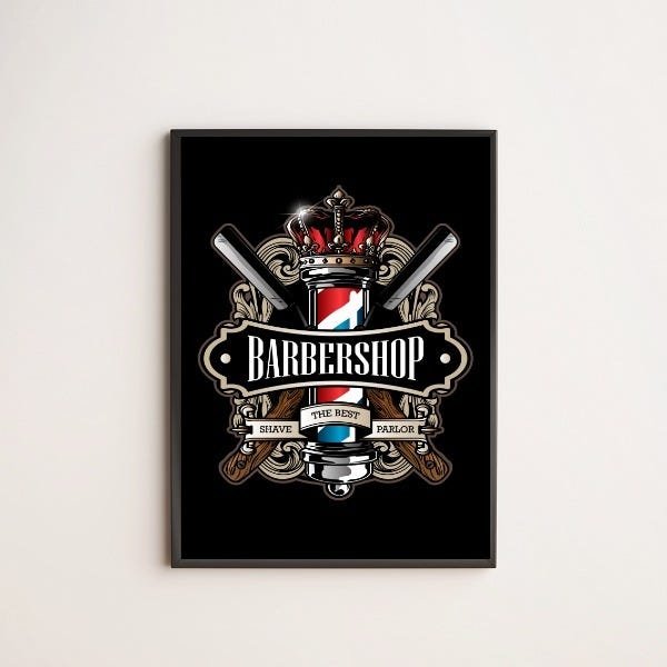 Quadro Barber Shop Shave - 1