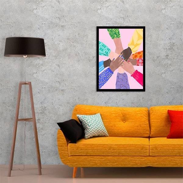 Quadro Decorativo Juntos Somos Mais Fortes - 2