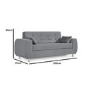 Ver imagem 2 de Conj. Estofado Leppos Aruba 2L E 3L Tecido A/B - 537A