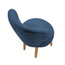 Ver imagem 7 de Cadeira Estofada para Mesa de Jantar Recepção Camarim Ergonômica Pés de Madeira Resistente