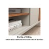 Rack para TV até 75" 4 Nichos 1 Porta Pés Madeira Paraty Savana/Off White Permóbili - 4