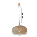 Ver imagem 2 de Pendente Bora Bora Fibra de Bambu 40cm Gmh