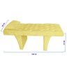 Kit Estética Completo com Maca para Massagem de 80cm de Largura, Escada e Mocho V8 Decor Amarelo - 2