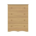 Ver imagem 5 de Cômoda Infantil 65cm com 4 Gavetas Realeza Multimóveis Mp4433 Madeirado Madeirado