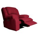 Ver mais imagens de Poltrona do Papai Reclinável Manual Magnum Couro (PU) Vermelho - Gran Belo