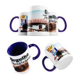Caneca Azul Bandeira Teresina Orgulho Teresinense 325ml - 1