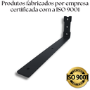 Ver imagem 3 de 4 Suportes L Acabamento Aço Robusto 30cm Mão Francesa para Prateleira Preto