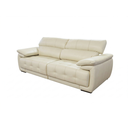 Ver imagem 5 de Sofá Retrátil e Reclinável Zurique 100% em Couro Natural com 2,60m Couro:off-white