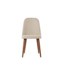 Ver mais imagens de Conjunto de Jantar Mesa com Vidro Avena 6 Cadeiras New Drop - Canella C/ Bege