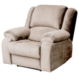 Poltrona do Papai Reclinável Elétrica com Massagem e USB Magnum Veludo Creme - Gran Belo - 9