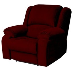 Poltrona do Papai Reclinável Elétrica com Massagem e USB Magnum Veludo Vinho - Gran Belo - 9