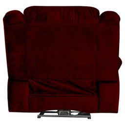Poltrona do Papai Reclinável Elétrica com Massagem e USB Magnum Veludo Vinho - Gran Belo - 8