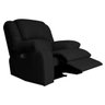 Poltrona do Papai Reclinável Manual Magnum Couro (PU) Preto - Gran Belo - 8