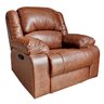Poltrona do Papai Reclinável Manual Magnum Couro (pu) Marrom - Gran Belo - 8