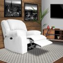 Ver imagem 6 de Poltrona do Papai Reclinável Manual Magnum Couro (PU) Branco - Gran Belo