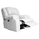 Ver mais imagens de Poltrona do Papai Reclinável Manual Magnum Couro (PU) Branco - Gran Belo