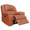 Poltrona do Papai Reclinável Manual Magnum Couro (PU) Caramelo - Gran Belo - 9