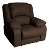 Poltrona do Papai Reclinável Manual Magnum Couro (pu) Marrom Fosco - Gran Belo - 7
