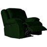 Poltrona do Papai Reclinável Manual Magnum Veludo Verde - Gran Belo - 10