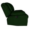Poltrona do Papai Reclinável Manual Magnum Veludo Verde - Gran Belo - 11