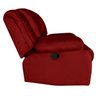 Poltrona do Papai Reclinável Manual Magnum Veludo Vermelho - Gran Belo - 12