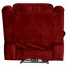 Poltrona do Papai Reclinável Manual Magnum Veludo Vermelho - Gran Belo - 8