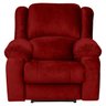 Poltrona do Papai Reclinável Manual Magnum Veludo Vermelho - Gran Belo - 1