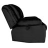 Poltrona do Papai Reclinável Manual Magnum Veludo Preto - Gran Belo - 10