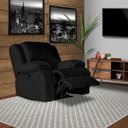 Ver imagem 6 de Poltrona do Papai Reclinável Manual Magnum Veludo Preto - Gran Belo