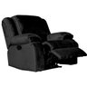 Poltrona do Papai Reclinável Manual Magnum Veludo Preto - Gran Belo - 11