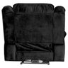 Poltrona do Papai Reclinável Manual Magnum Veludo Preto - Gran Belo - 8