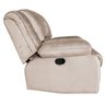 Poltrona do Papai Reclinável Manual Magnum Veludo Creme - Gran Belo - 9