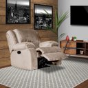 Ver imagem 6 de Poltrona do Papai Reclinável Manual Magnum Veludo Creme - Gran Belo