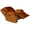 Poltrona do Papai Reclinável Manual Magnum Veludo Telha - Gran Belo - 7