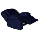Ver imagem 7 de Poltrona do Papai Reclinável Manual Magnum Veludo Azul Marinho - Gran Belo