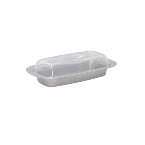 Manteigueira com Tampa Brinox Lyon 20 X 11,5 X 5,2 Cm Aço Inox