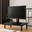 Ver imagem 2 de Suporte de Mesa com Altura Ajustável para Monitor Preto