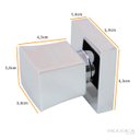 Ver imagem 2 de Acabamento Quadrado Metal Cromado Registro Pressão e Gaveta 1/2 3/4 1 Padrão Deca C48 Banheiro