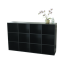 Ver imagem 4 de Estante Livreiro Colmeia Organizador Multiuso com 12 Nichos - Cor Preto - Cód. 312