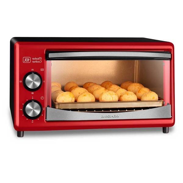 Forno Elétrico Master Cooker 10 Litros 127v 60hz Vermelho Mondial Fr-20 - 5