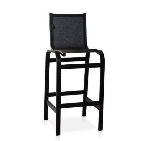 Banqueta Alta para Balcão, Mesa Bistrô, Área Externa - Preto