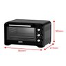 Forno Elétrico 40 Litros 220v 1600w Preto Arno Of5328b2 - 4
