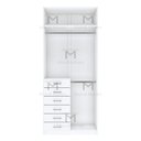 Ver imagem 2 de MÓDULO CLOSET COM 6 GAV. E CABIDEIRO DUPLO M406.B (A235XL100XP50) MUNDI MOVEIS