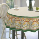 Ver imagem 2 de Toalha de Mesa Pop 4 Lugares Redonda 155m Estampada toscana